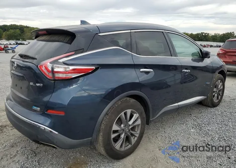 2016 Nissan Murano Sl Hev from USA, damaged, VIN 5N1CZ2MH4GN147431